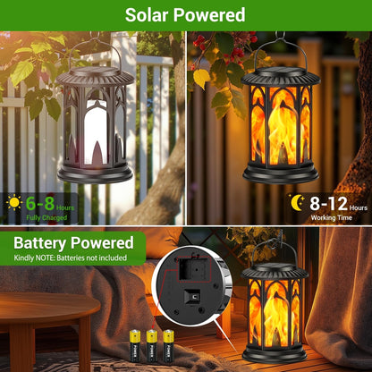 Solarne svetilke za zunanjo uporabo, 2 kosa