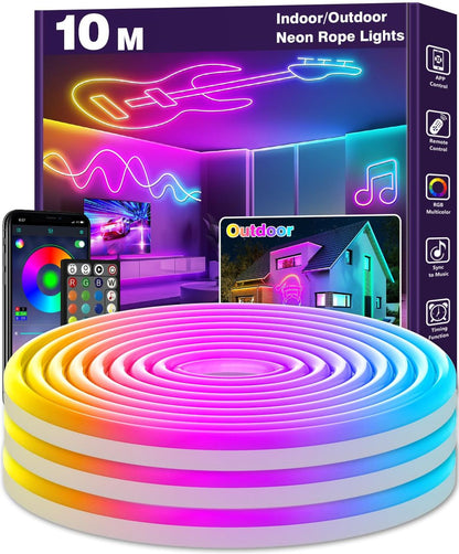 10m LED RGB neonski svetlobni trak, IP67