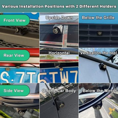 📷 GreenYi car camera AHD720P – 170° wide-angle view
