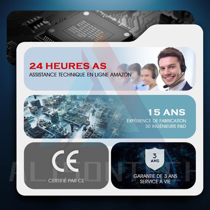 2x Avidsen daljinec za garažna in dvoriščna vrata – 4 gumbi, 433 MHz