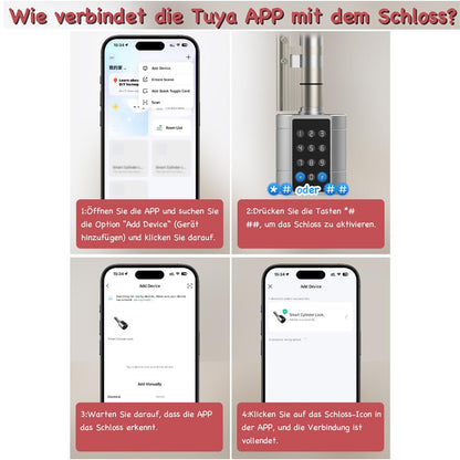 🔐 EseeSmart L111 smart electronic lock with fingerprint, code, RFID card and Tuya app