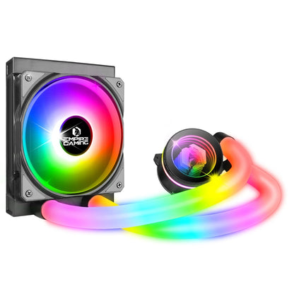 💧 EMPIRE GAMING Guardian P-W120 AIO vodno hlajenje CPU – 120mm, ARGB, 3-pin 5V, Intel/AMD