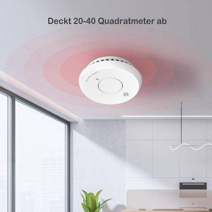 ANDYSSEY komplet 3× brezžični javljalnik dima GS511 – 10-letna baterija, medsebojna povezava