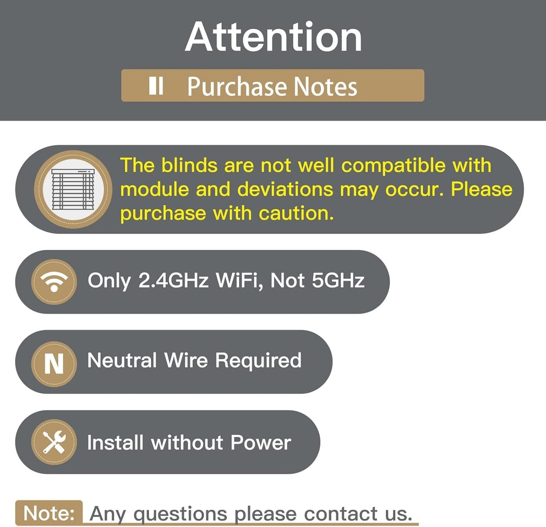 MOES MS-108ZR pametni WiFi/Zigbee modul za rolete – 4-paket (Alexa & Google Home)