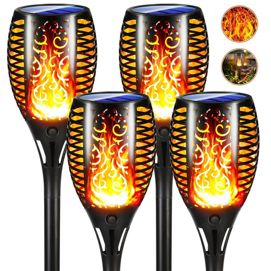 🔥 Moxled Solar Torch Light XL – 4x zunanje solarne bakle s plamenskim učinkom