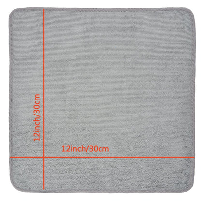 🧽 Quality microfiber cloths - set of 20 pieces 30×30 cm (gray)