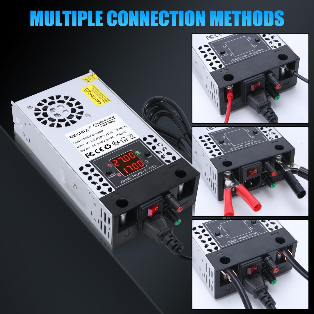 Meishile nastavljiv preklopni napajalnik 0-30V 0-17A 500W - naklikaj.si