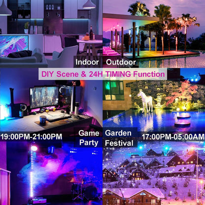 Pametni RGB LED reflektor 80W z Bluetooth APP nadzorom - naklikaj.si