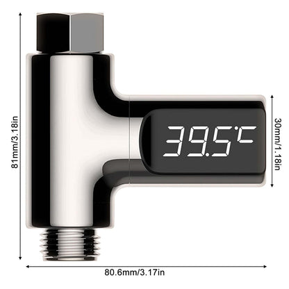 BAIFULAI digitalni LED termometer za tuš - (5–85 °C)