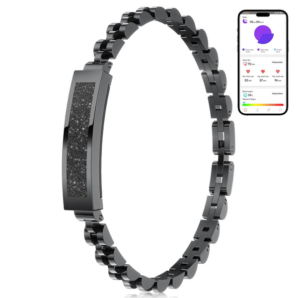 ⌚ LIGE pametna zapestnica za ženske (črna, srebrna) - naklikaj.si