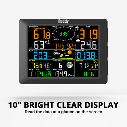 🌦 Raddy WF-100C Professional Weather Station