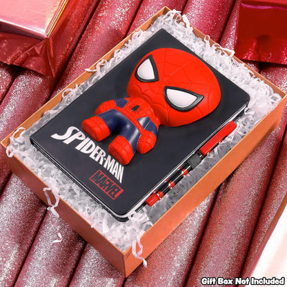 Spider-Man A5 zvezek in set s pisalom – 3D antistresni dnevnik