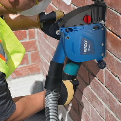 HERZO HCD45U nastavek za kotno brusilko 125 mm z 2 diamantnima reziloma – profesionalni sistem za rezanje utorov v zid