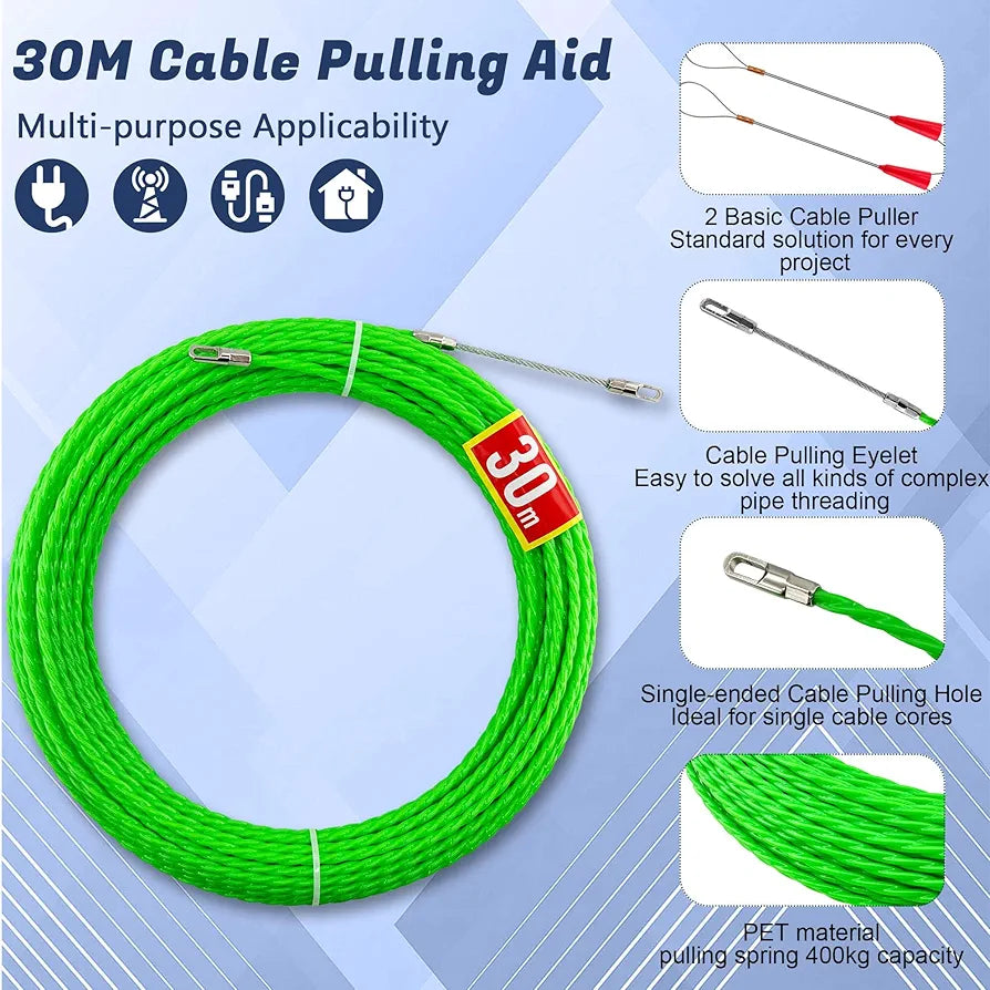 🔌 Cable puller 30 m – PET material