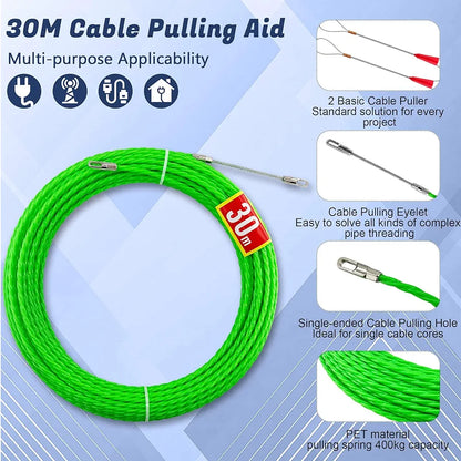 🔌 Cable puller 30 m – PET material