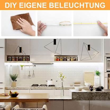 ARMOTOP COB LED trak – hladno bela 6000K, 24V, 320 LED/m, 3 m + RF daljinec + napajalnik