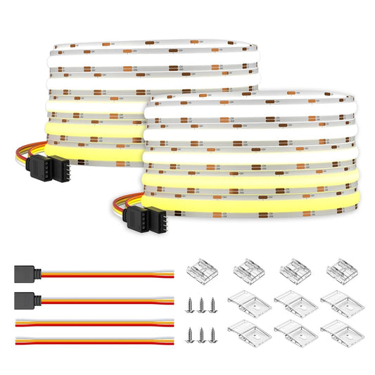 BTF-LIGHTING FCOB COB CCT LED trak – 2×5 m, 24 V, 640 LED/m,   (3000 K–6000 K)

✔ Lastnosti