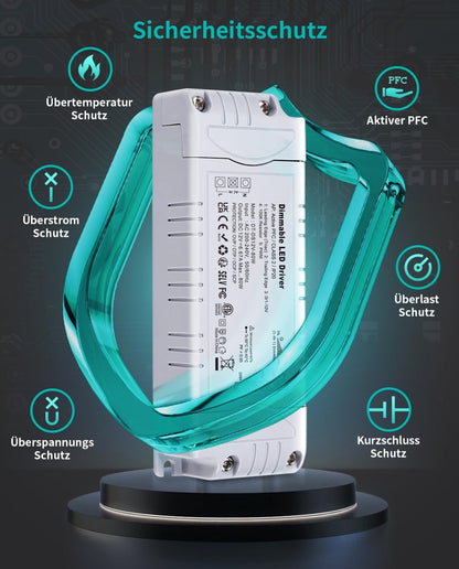 ⚡ REYLAX LED power supply 12V, 80W, IP20 – dimmable