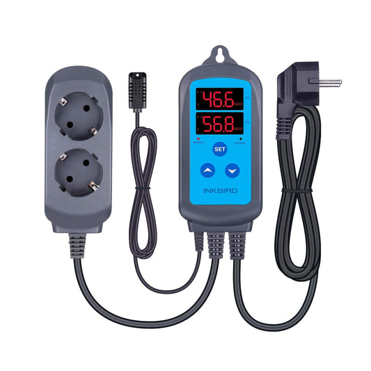 💧 Inkbird IHC-200 digitalni higrostat – regulator vlage z dvojnim relejem
