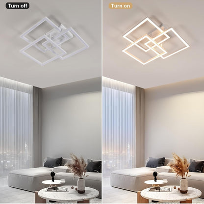 💡LED ceiling lamp with remote control 40W, 4500lm