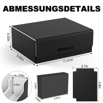 Mlikero Premium škatla za shranjevanje igralnih kart (za 1800+ kart)