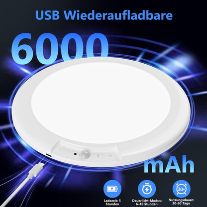 Akumulatorska LED magnetna stropna svetilka s senzorjem gibanja in daljincem - 6000mah, NEORIGINALNA EMBALAŽA