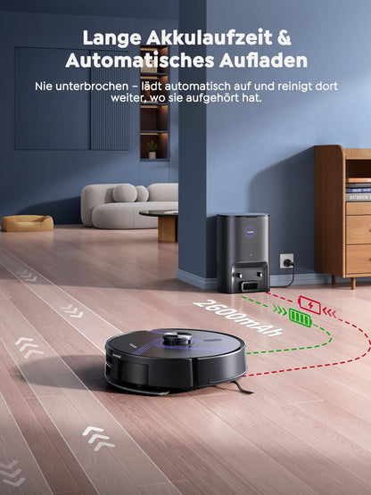 Pametni WiFi robotski sesalec s pomivanjem Vyzzle E20, samodejno praznjenje, LiDAR - 1 leto garancije (RAZSTAVNI EKSPONAT)