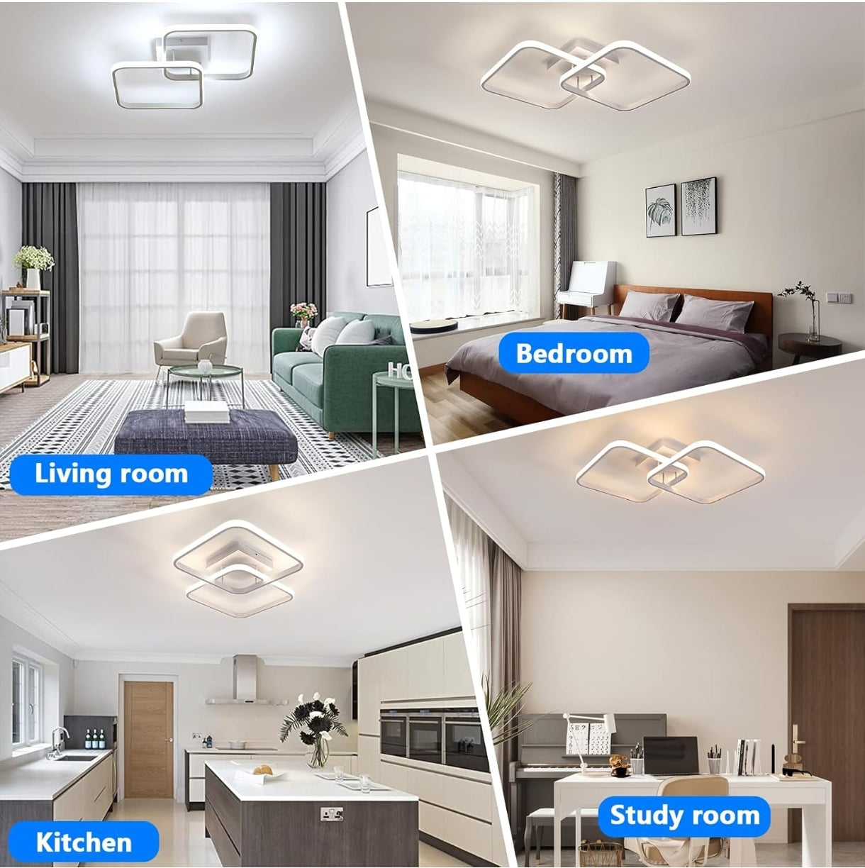 💡 LED stropna luč z daljinskim upravljalnikom 50W