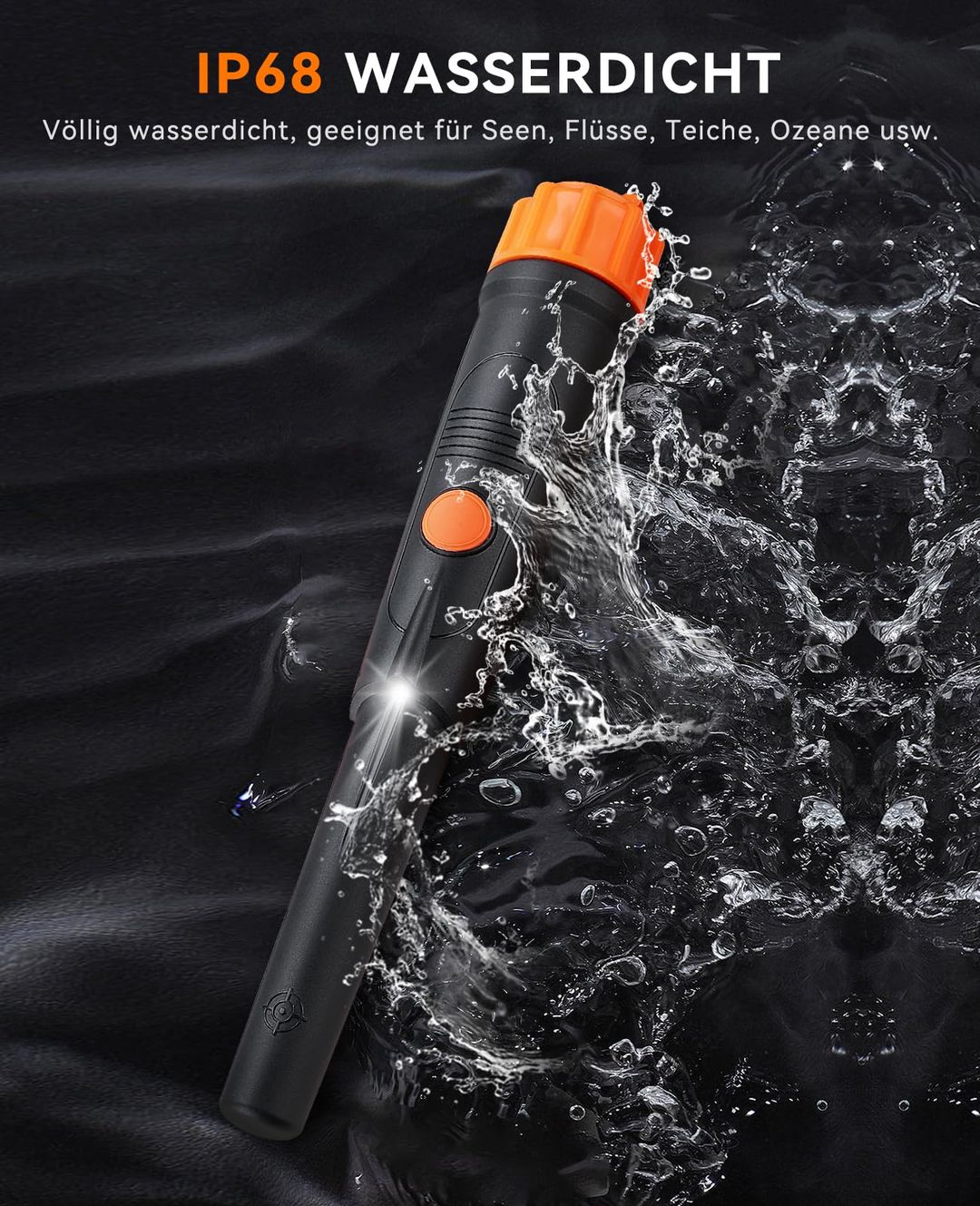 SunPow vodoodporen ročni detektor kovin Pinpointer IP68 - naklikaj.si