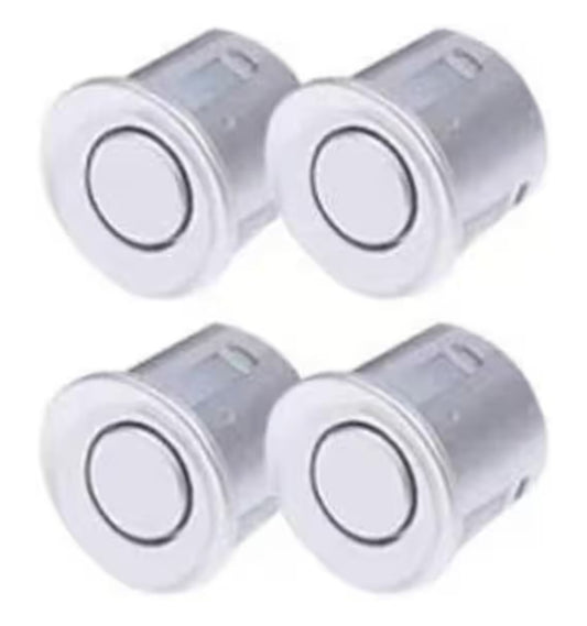 4x univerzalni parkirni senzorji z LED zaslonom - srebrni - naklikaj.si