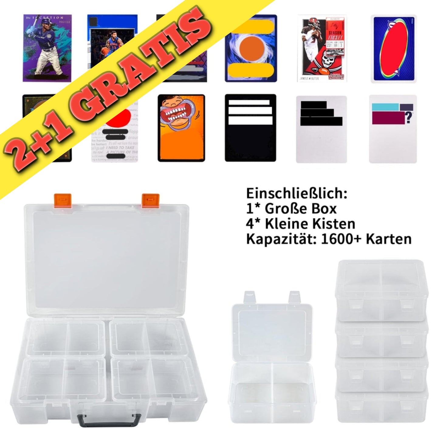 Kvalitetna in trpežna škatla za shranjevanje kartic – 1600+