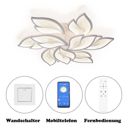 🌸 LED ceiling lamp in the shape of a flower 70W-140W - modern light with remote control and app