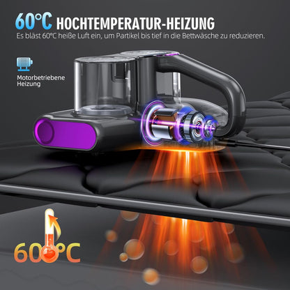 Sesalnik za vzmetnice z UV-C svetlobo in HEPA filtracijo, 5m kabel - naklikaj.si