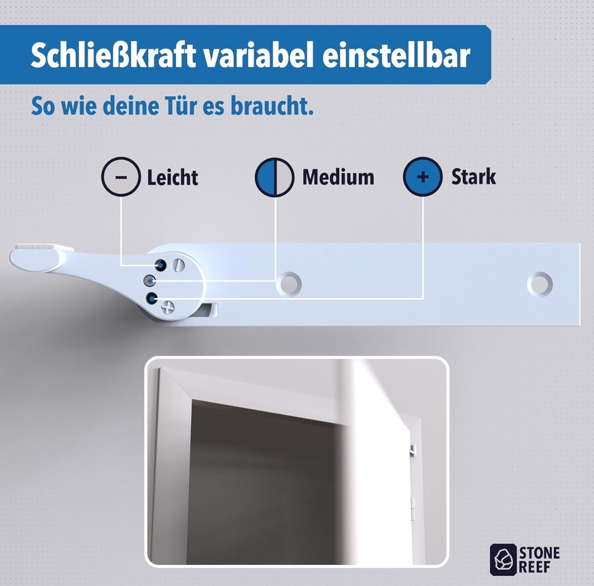Samozapiralni mehanizem za vrata STONE REEF