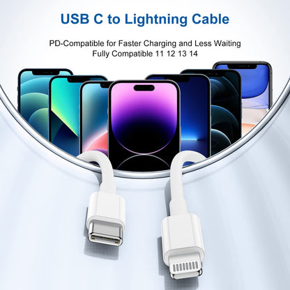 Apple Certified USB-C → Lightning kabel (2 kosa, dolžina 3 m)