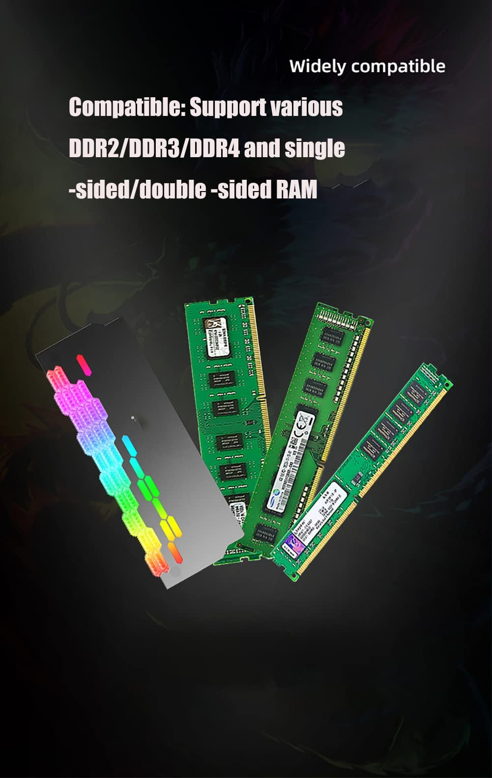 ARGB RAM Heatsink – Hlajenje in osvetlitev za DDR pomnilnik