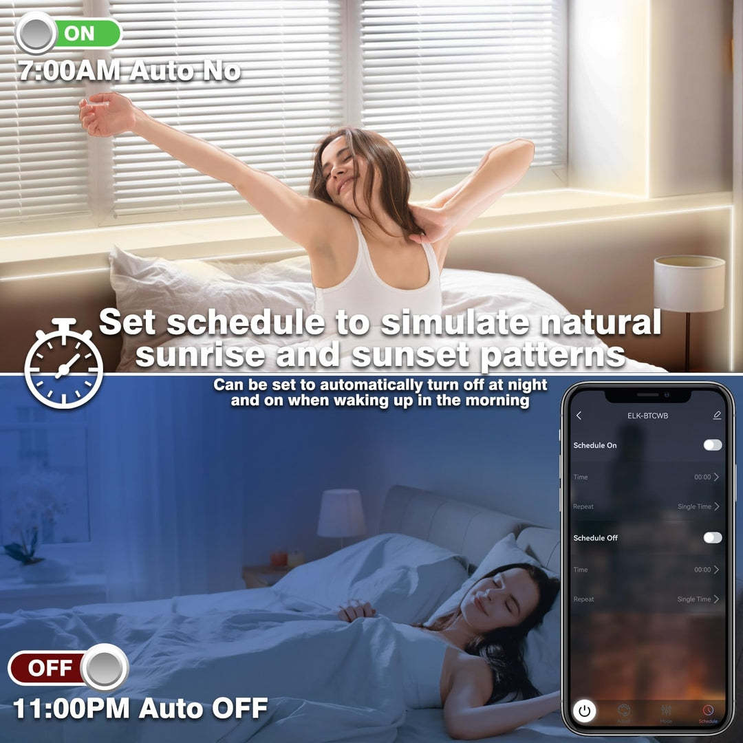 LED COB svetlobni trak 30 m – zatemnljiv, 6500K, z APP in daljincem