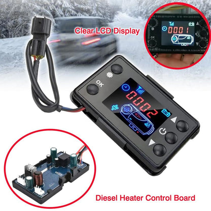 12V LCD krmilnik za dizelski grelec z daljinskim upravljalnikom