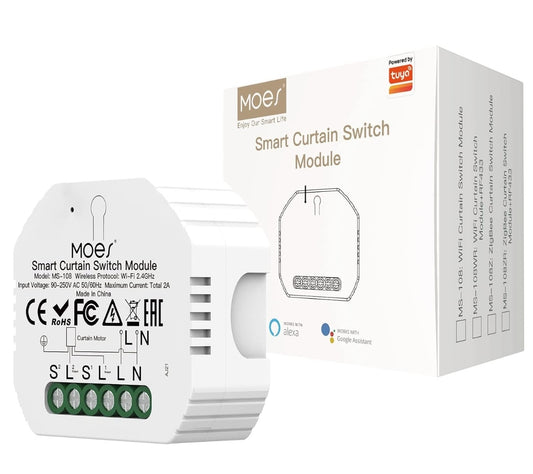 🪟 MOES MS-108 WiFi pametni modul za zavese in rolete