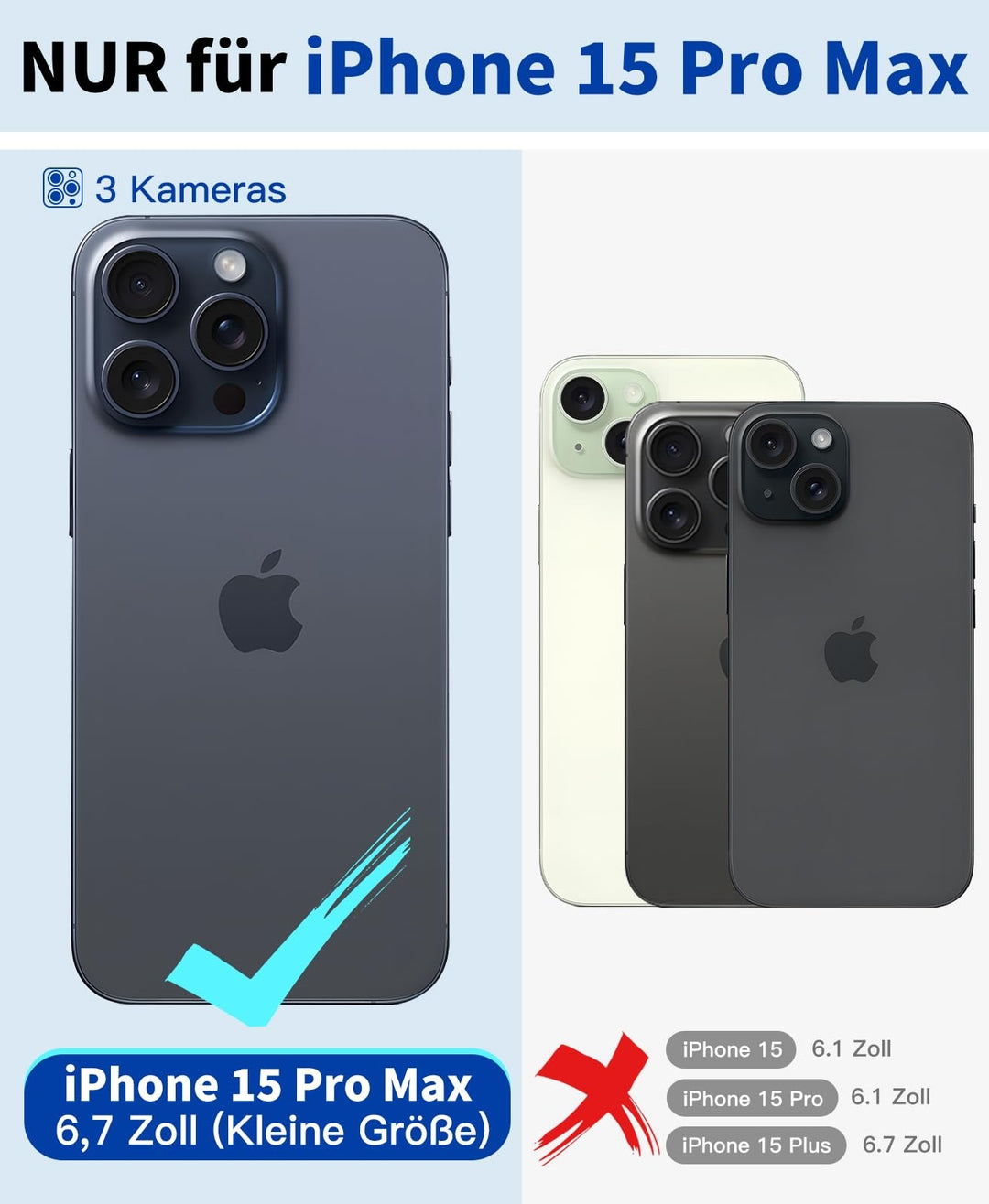 Vodoodporen zaščitni ovitek za iPhone 15 Pro Max – IP68