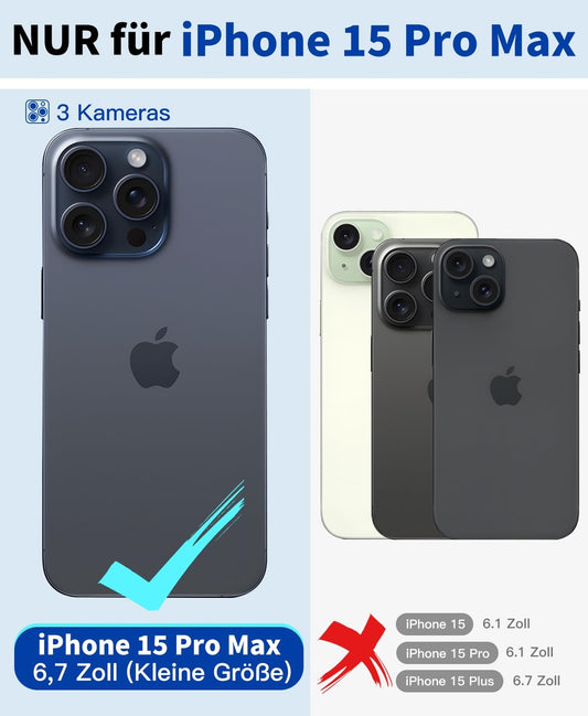 Vodoodporen zaščitni ovitek za iPhone 15 Pro Max – IP68