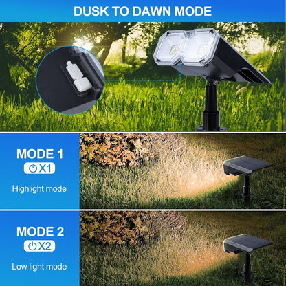 🌞Solar lamp with automatic switch-on - 2pcs
