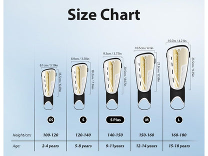 AIRSFISH otroški nogometni ščitniki velikost M (150-160cm)