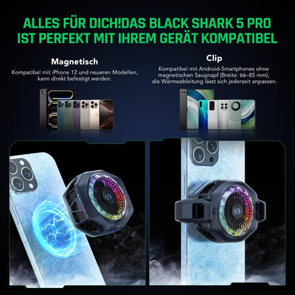 Black Shark 5 Pro – magnetni hladilnik z RGB osvetlitvijo