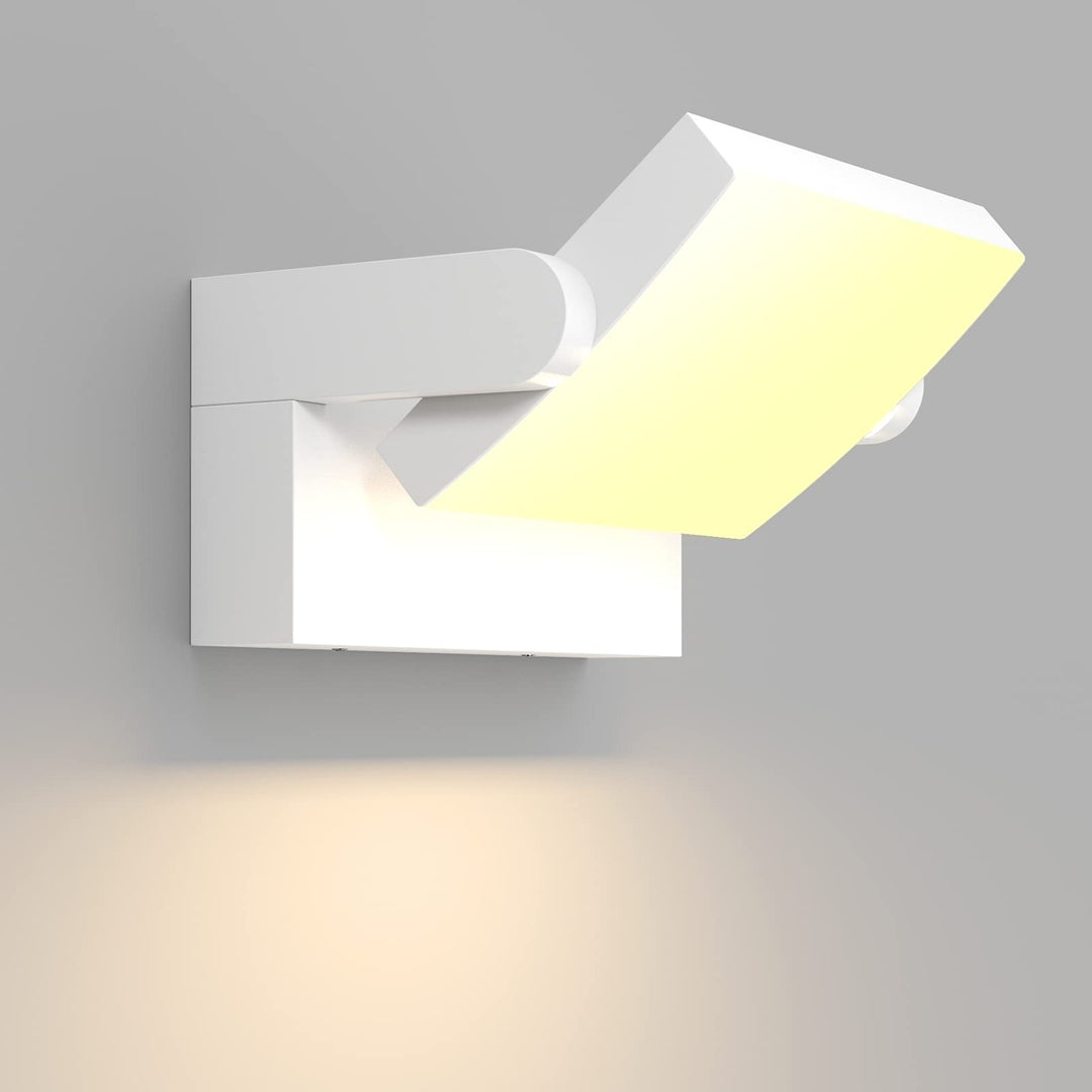 Kligh­ten 24W zunanja LED stenska svetilka, bela (IP65, 3000K)