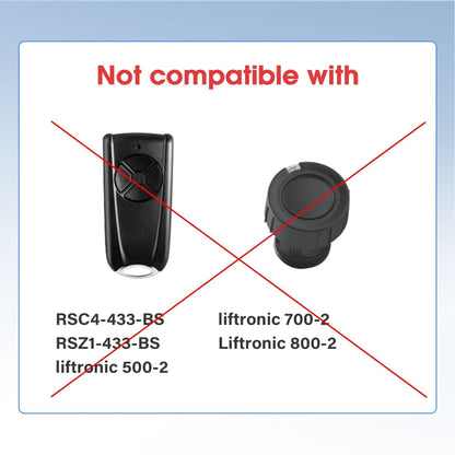 2x daljinec za garažna vrata HÖRMANN / ECOSTAR – 433,92 MHz (2 gumba)