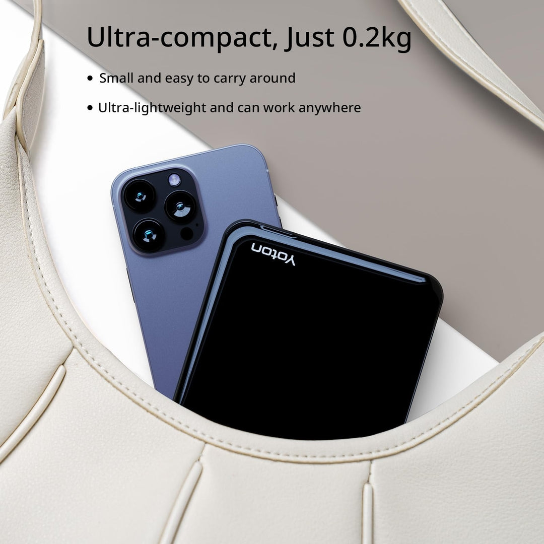 Prenosni YOTON Y200 DLP mini projektor, baterija 3400mah (2-3h), vgrajen zvočnik, hdmi, usb, aux