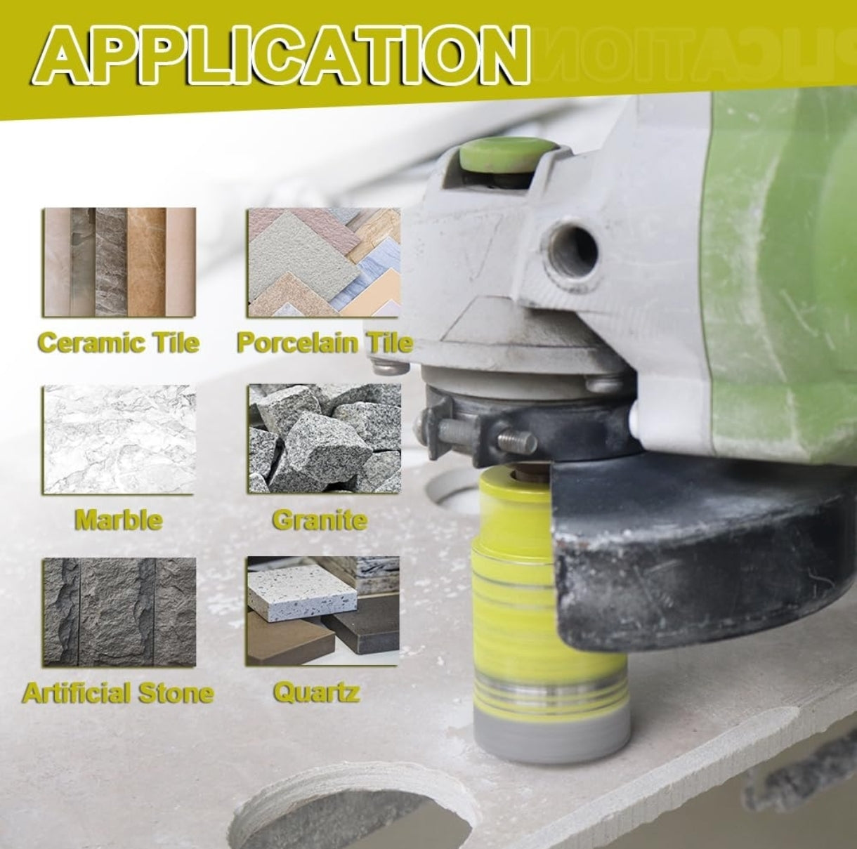 SANLEETEK 9-delni set profesionalnih diamantnih kron in svedrov – M14 - (NOVO - sveder popraskan - BERI OPIS+slika) - naklikaj.si