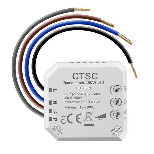 ⚡ CTSC Trailing Edge 230V zatemnilnik (dimmer) – LED in halogen