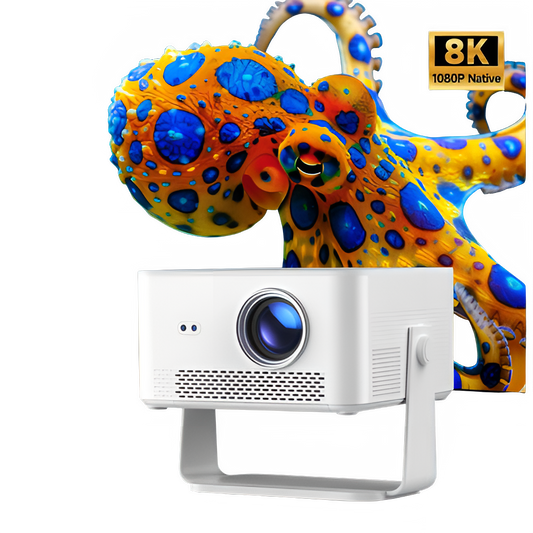 LED projektor Magcubic HY450MAX, 4K/8K, Android 14, Wifi 6, 1100 ANSI, AutoFocus - naklikaj.si